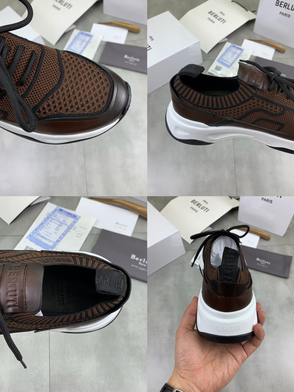 Berluti Men's Edge-Last Leather Casual Shoes