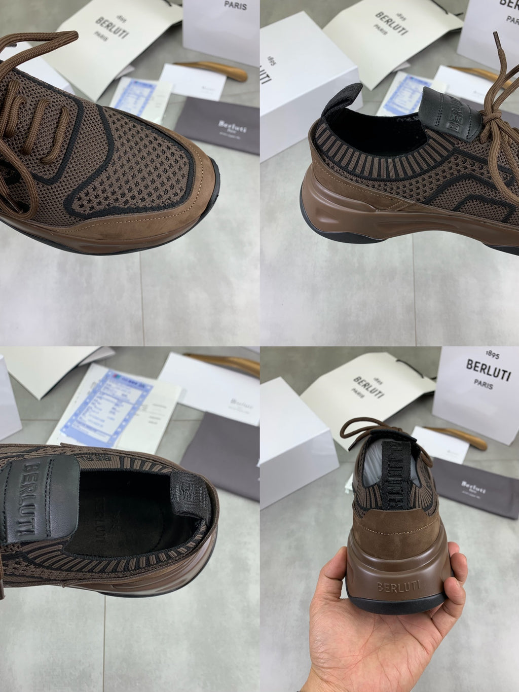 Berluti Men's Edge-Last Leather Casual Shoes