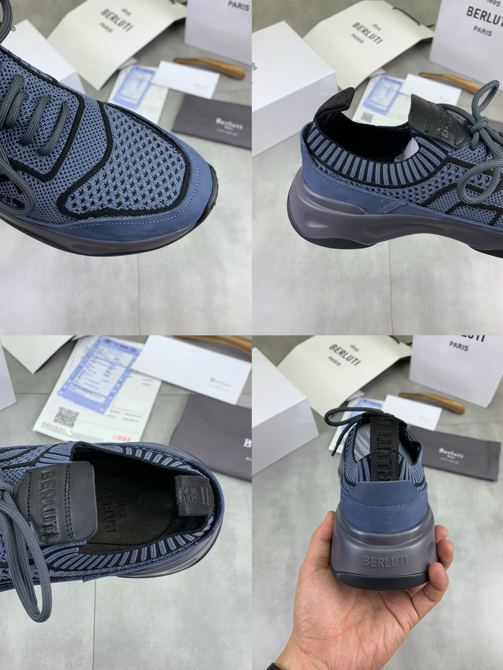 Berluti Men's Edge-Last Leather Casual Shoes