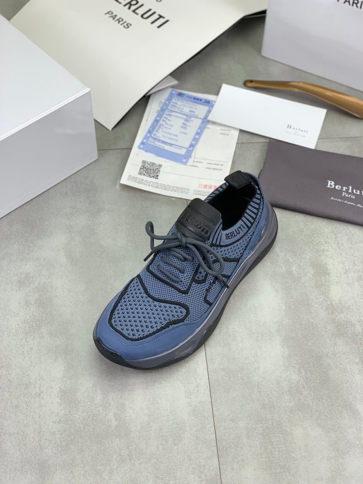 Berluti Men's Edge-Last Leather Casual Shoes