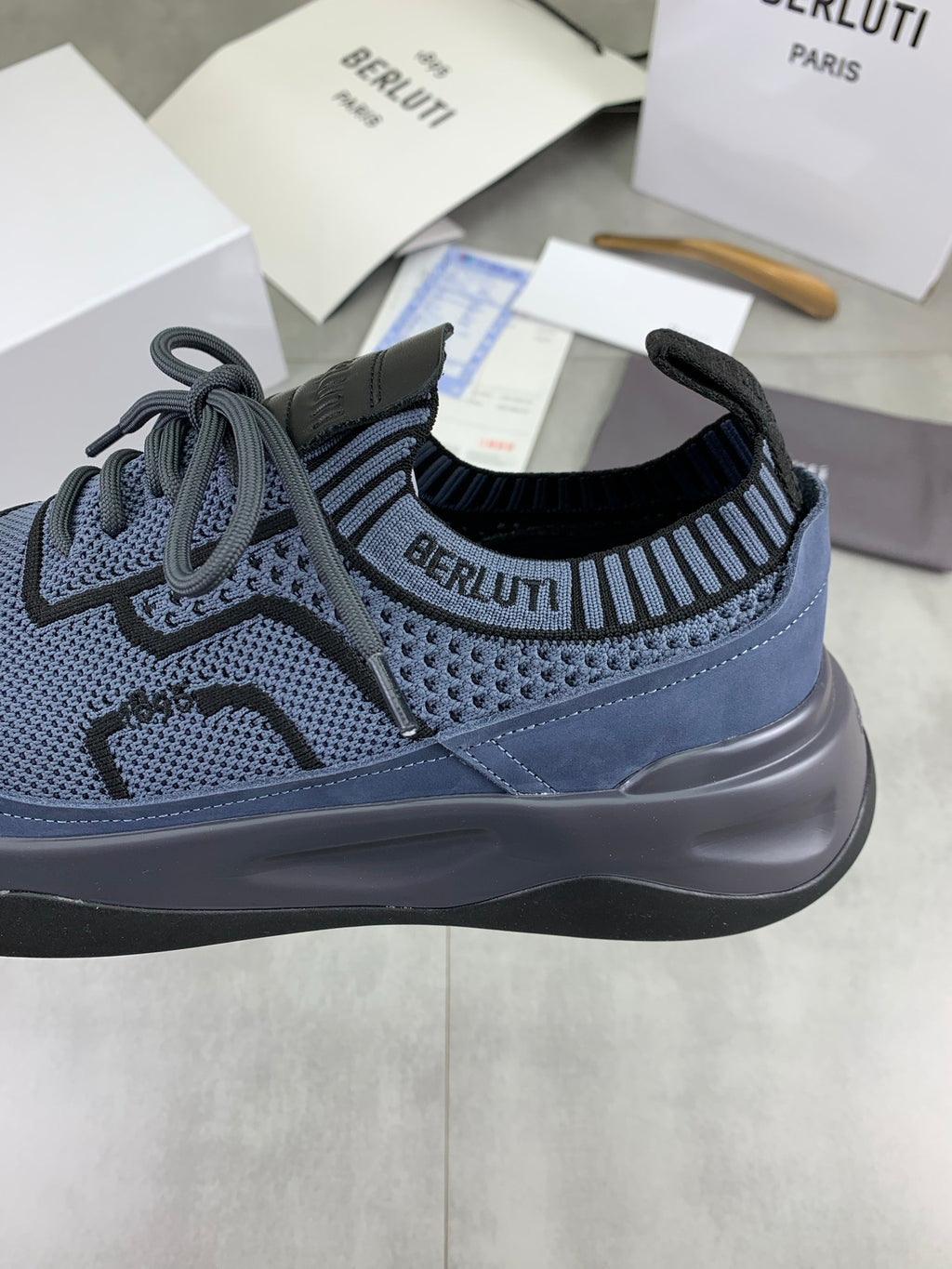 Berluti Men's Edge-Last Leather Casual Shoes