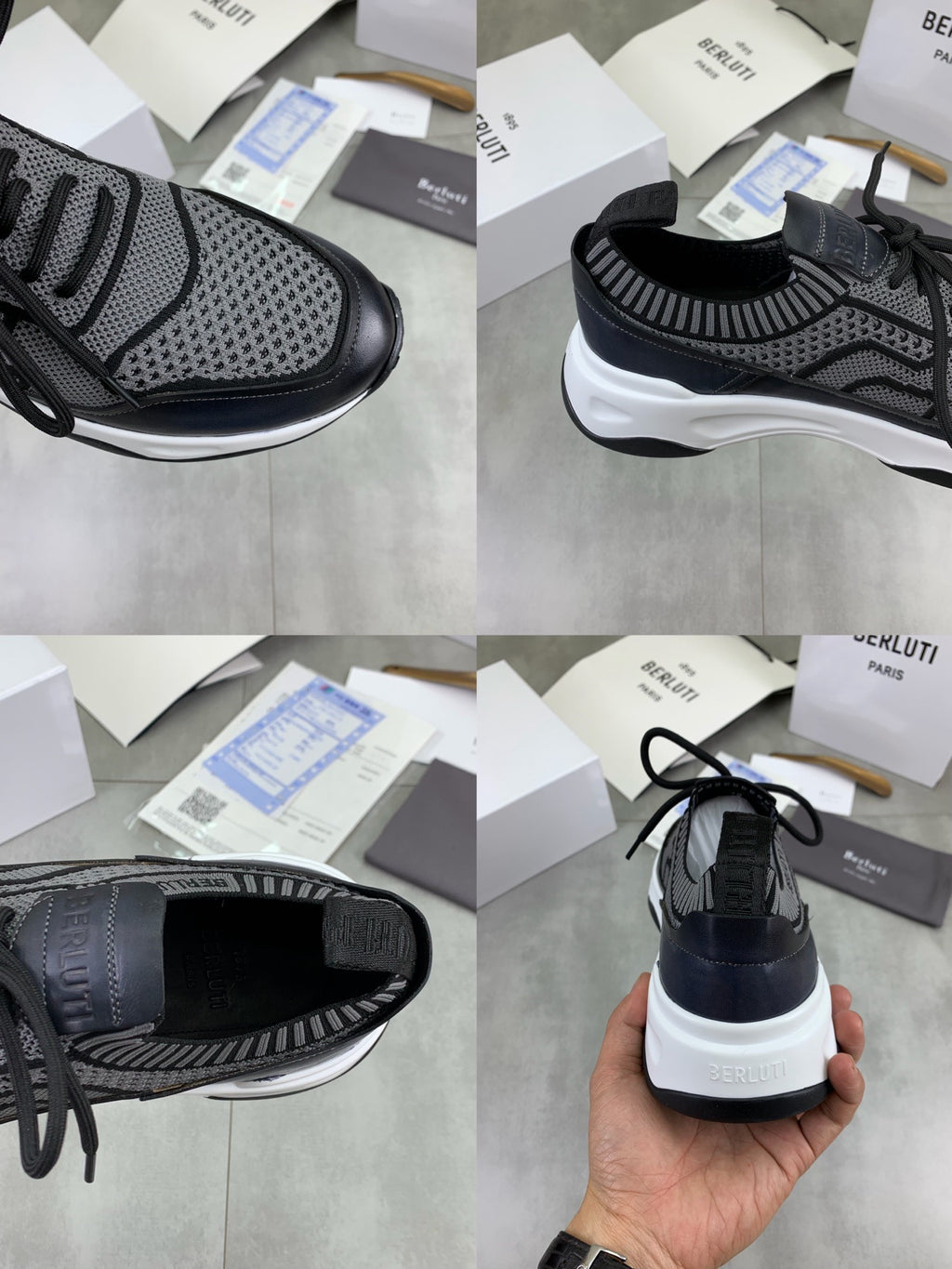 Berluti Men's Edge-Last Leather Casual Shoes