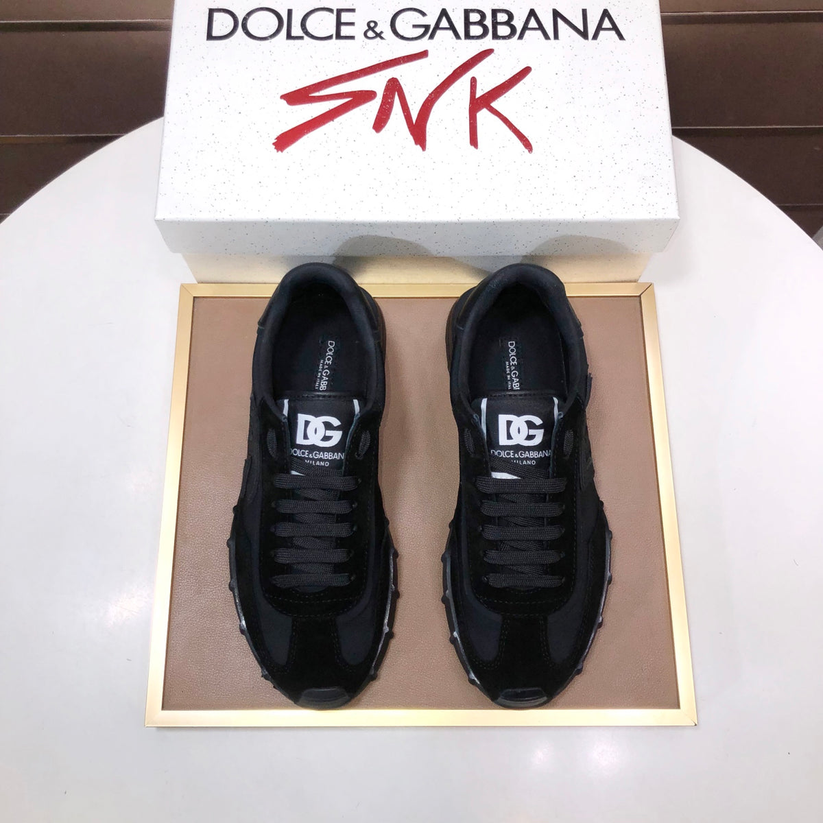 Dolce & Gabbana DG Low-Top Sneakers in Calfskin