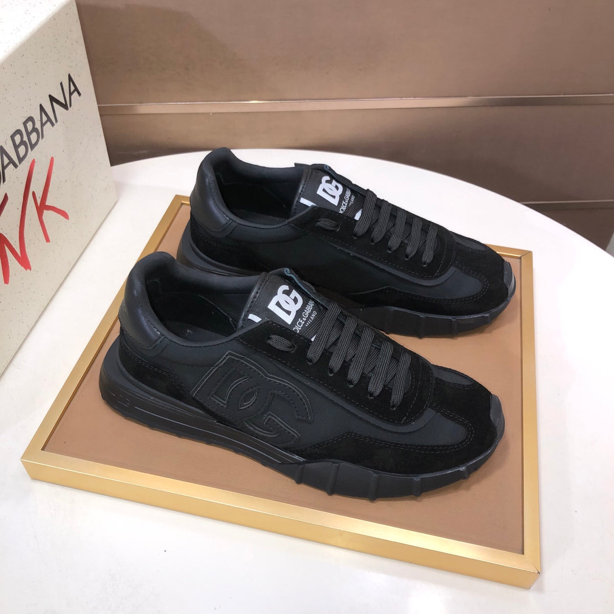 Dolce & Gabbana DG Low-Top Sneakers in Calfskin
