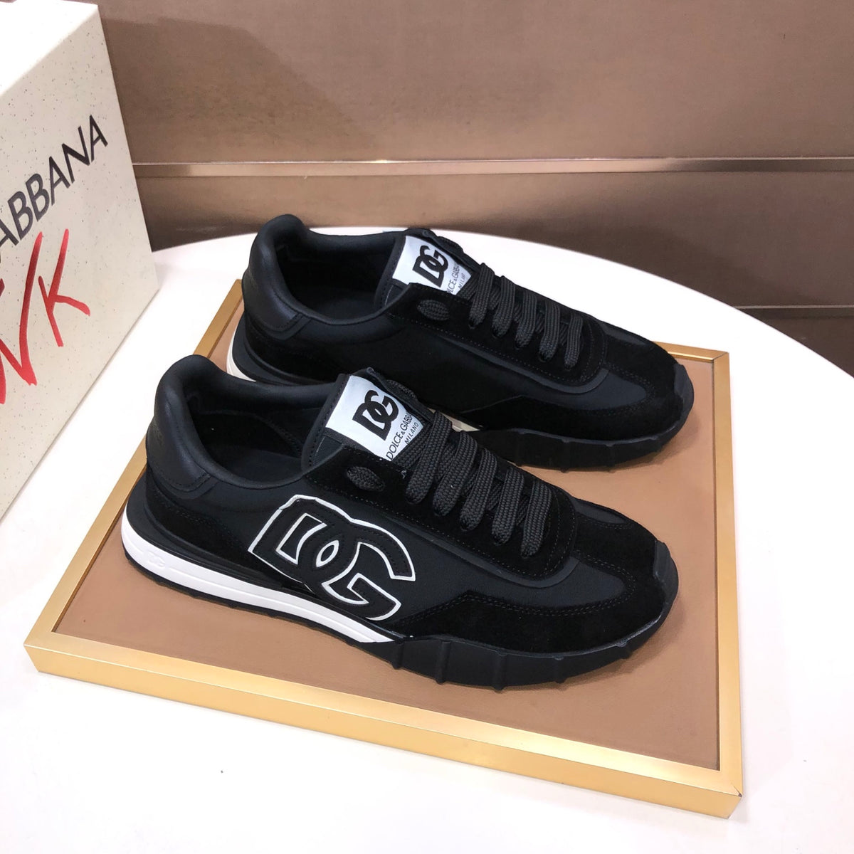 Dolce & Gabbana DG Low-Top Sneakers in Calfskin
