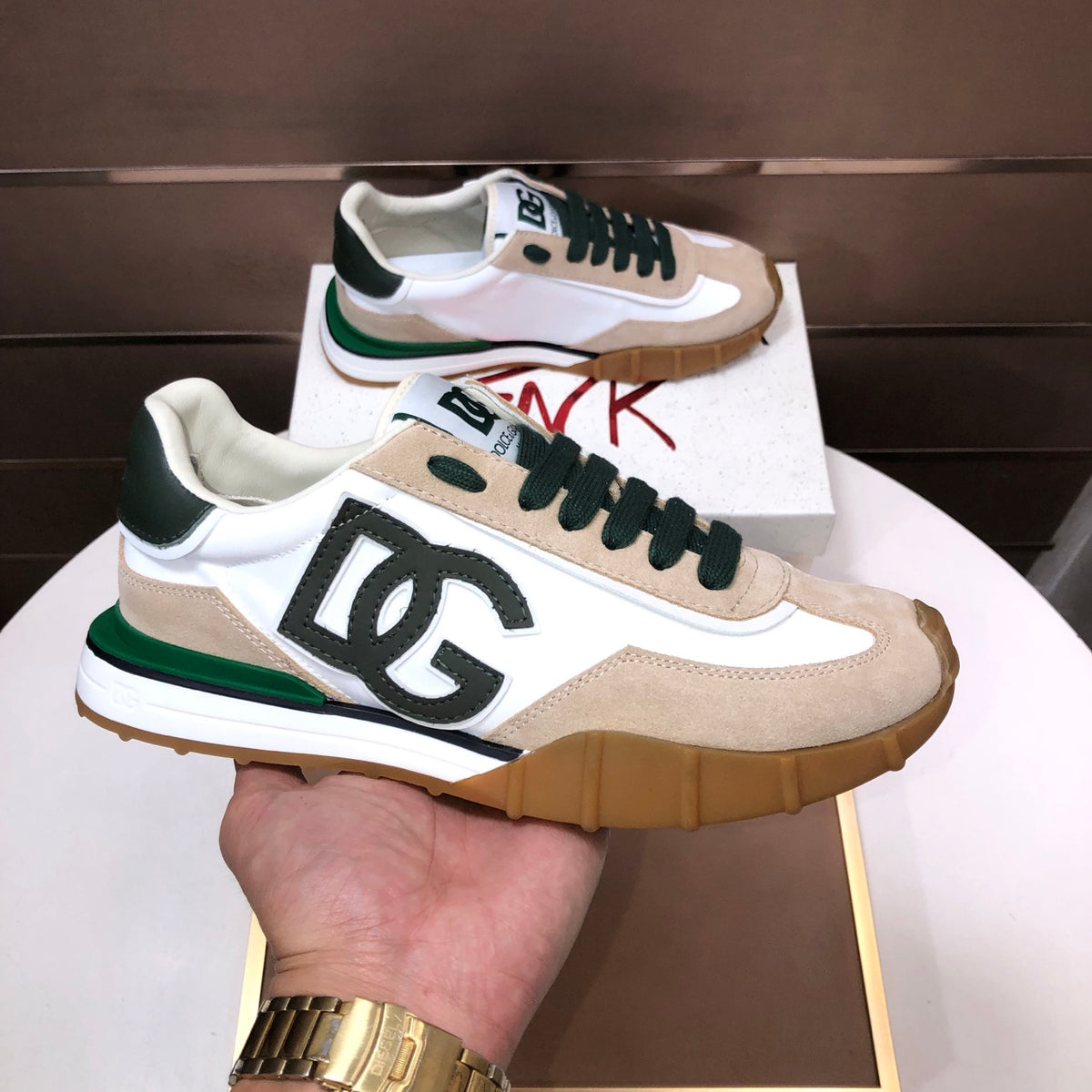Dolce & Gabbana DG Low-Top Sneakers in Calfskin