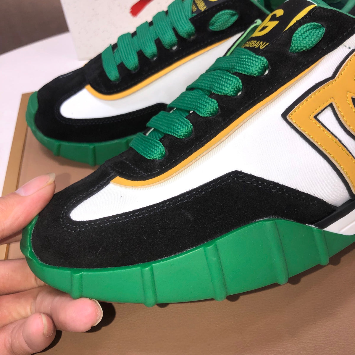 Dolce & Gabbana DG Low-Top Sneakers in Calfskin