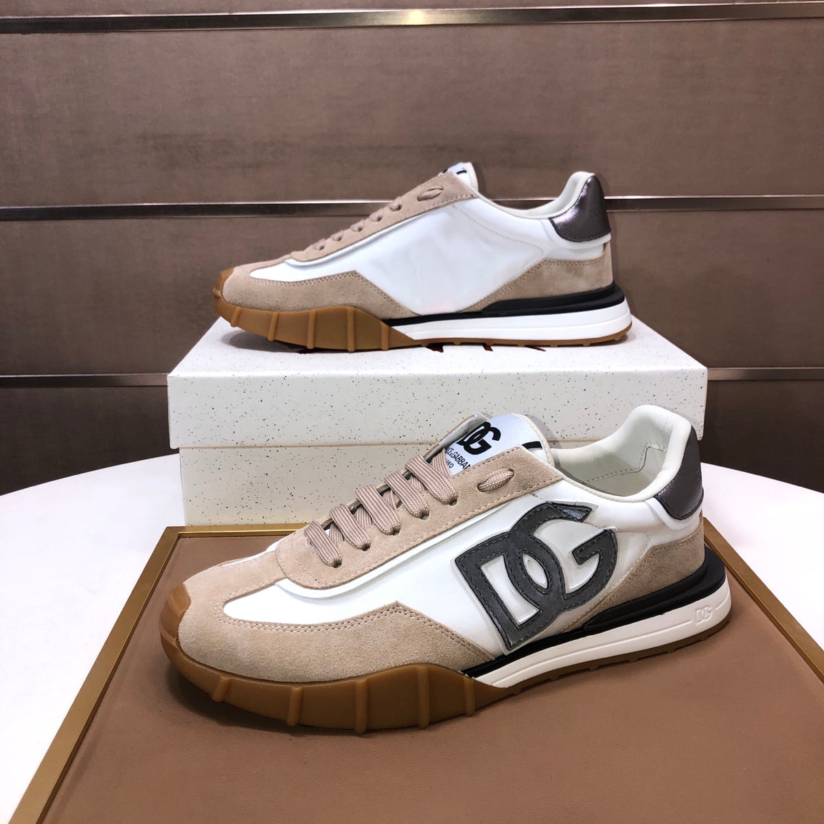 Dolce & Gabbana DG Low-Top Sneakers in Calfskin