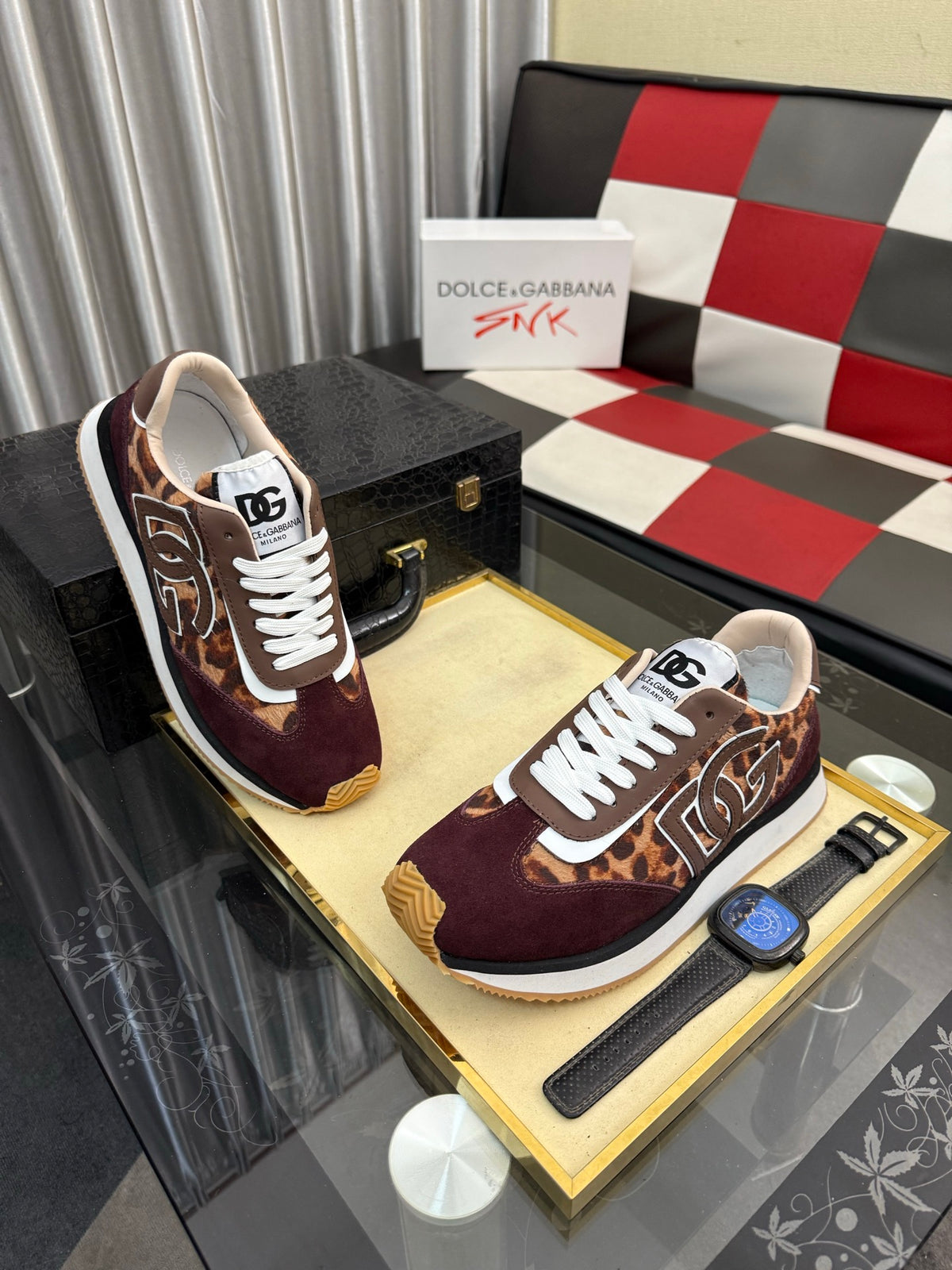 Dolce & Gabbana DG Men's Fashion Athletic Casual Sneakers