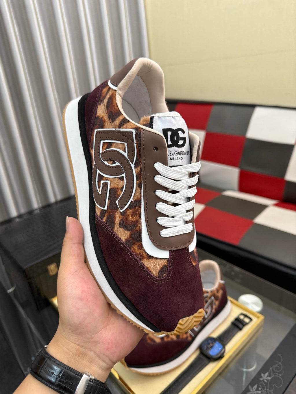 Dolce & Gabbana DG Men's Fashion Athletic Casual Sneakers