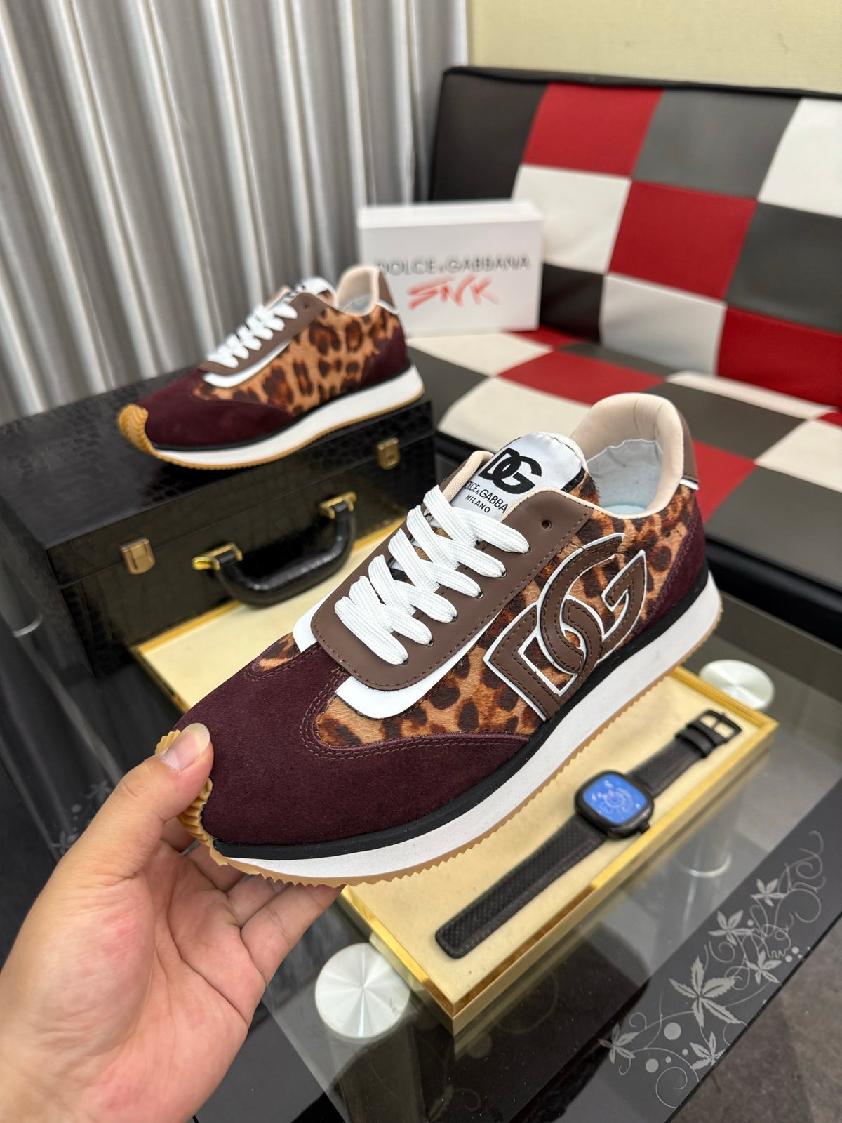 Dolce & Gabbana DG Men's Fashion Athletic Casual Sneakers