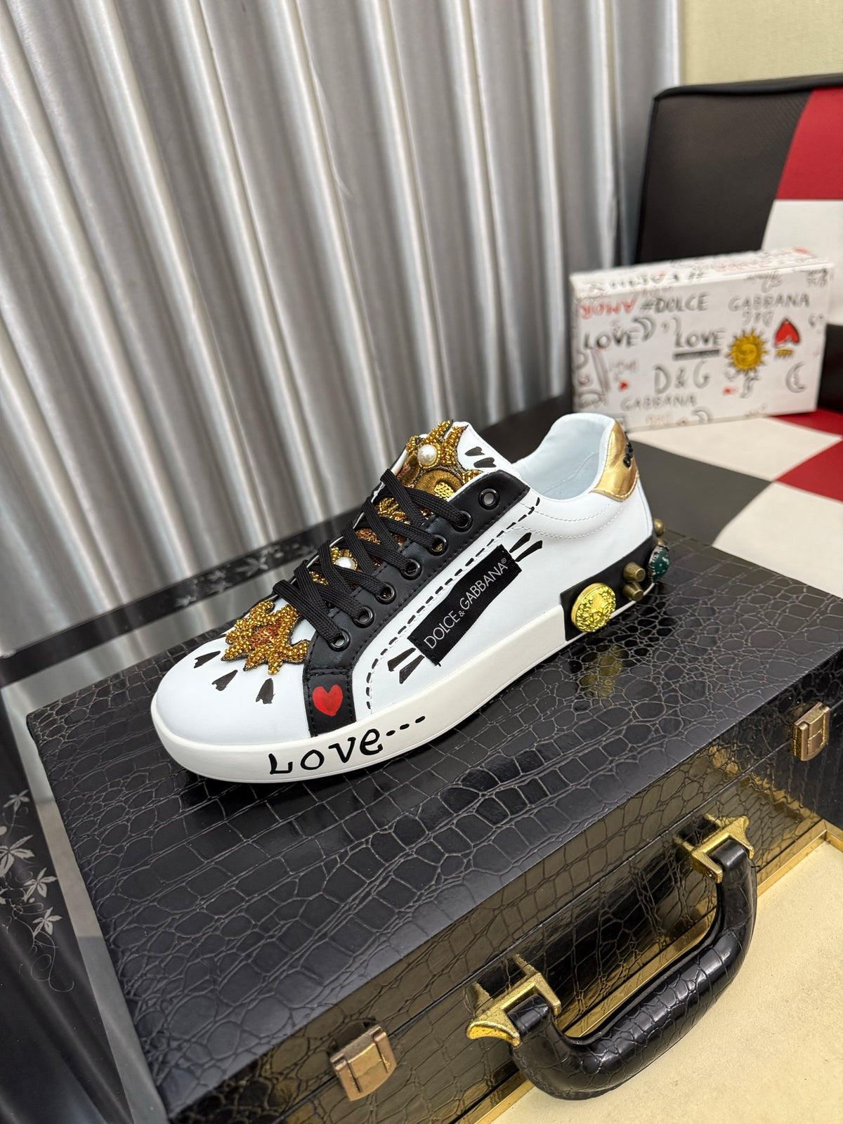 Dolce & Gabbana DG Men's Fashion Athletic Casual Sneakers