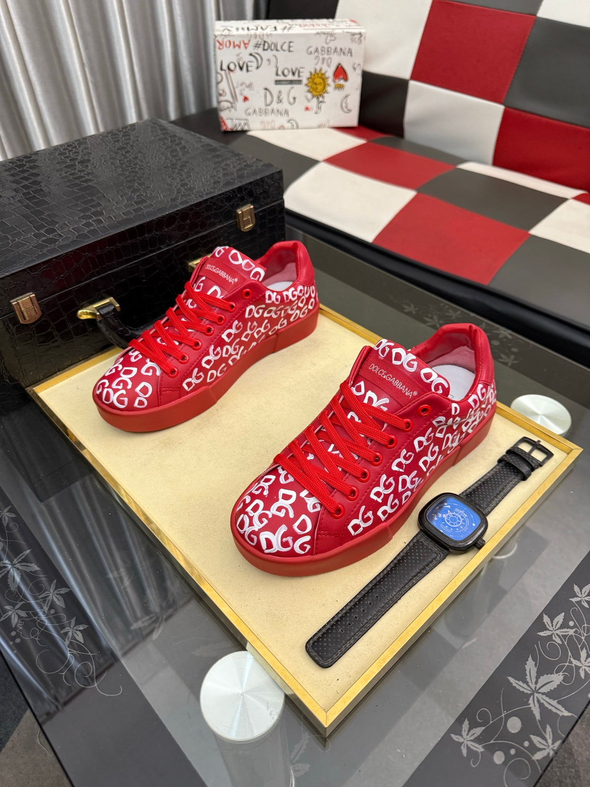 Dolce & Gabbana DG Men's Fashion Athletic Casual Sneakers