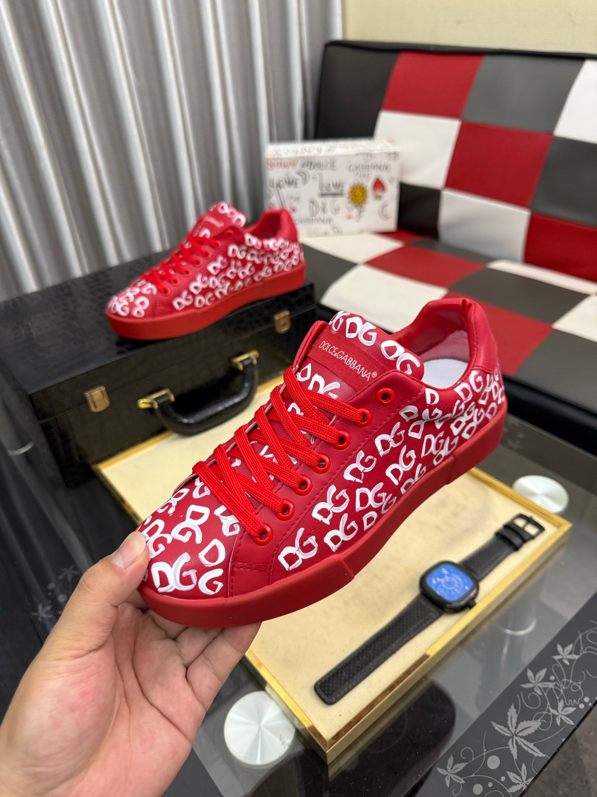 Dolce & Gabbana DG Men's Fashion Athletic Casual Sneakers