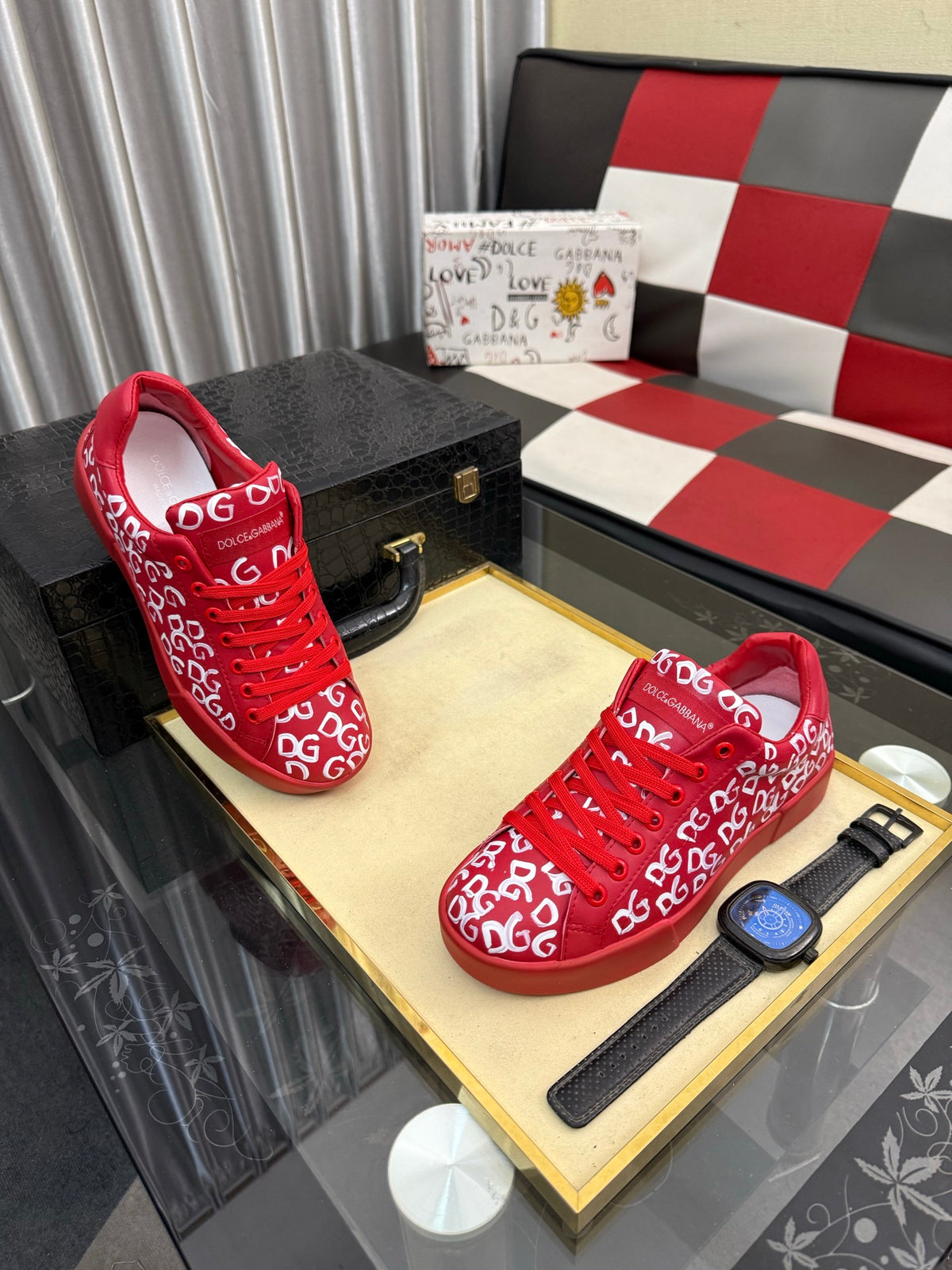 Dolce & Gabbana DG Men's Fashion Athletic Casual Sneakers