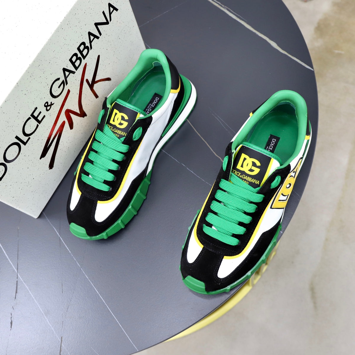 Dolce & Gabbana DG Men's Color-Block Casual Sneakers