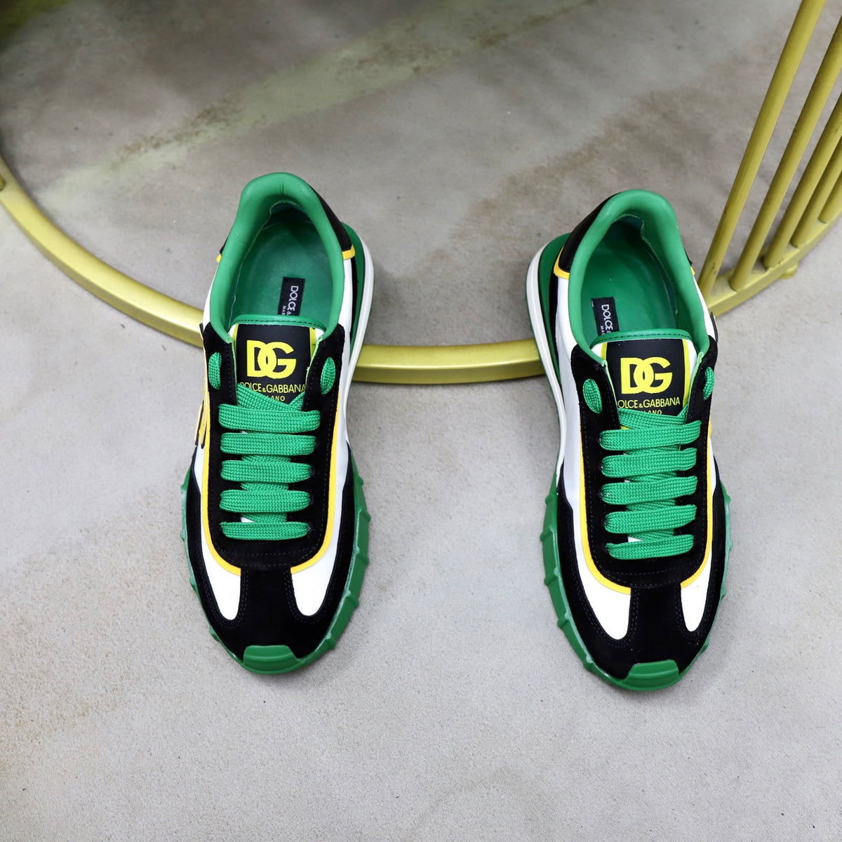 Dolce & Gabbana DG Men's Color-Block Casual Sneakers