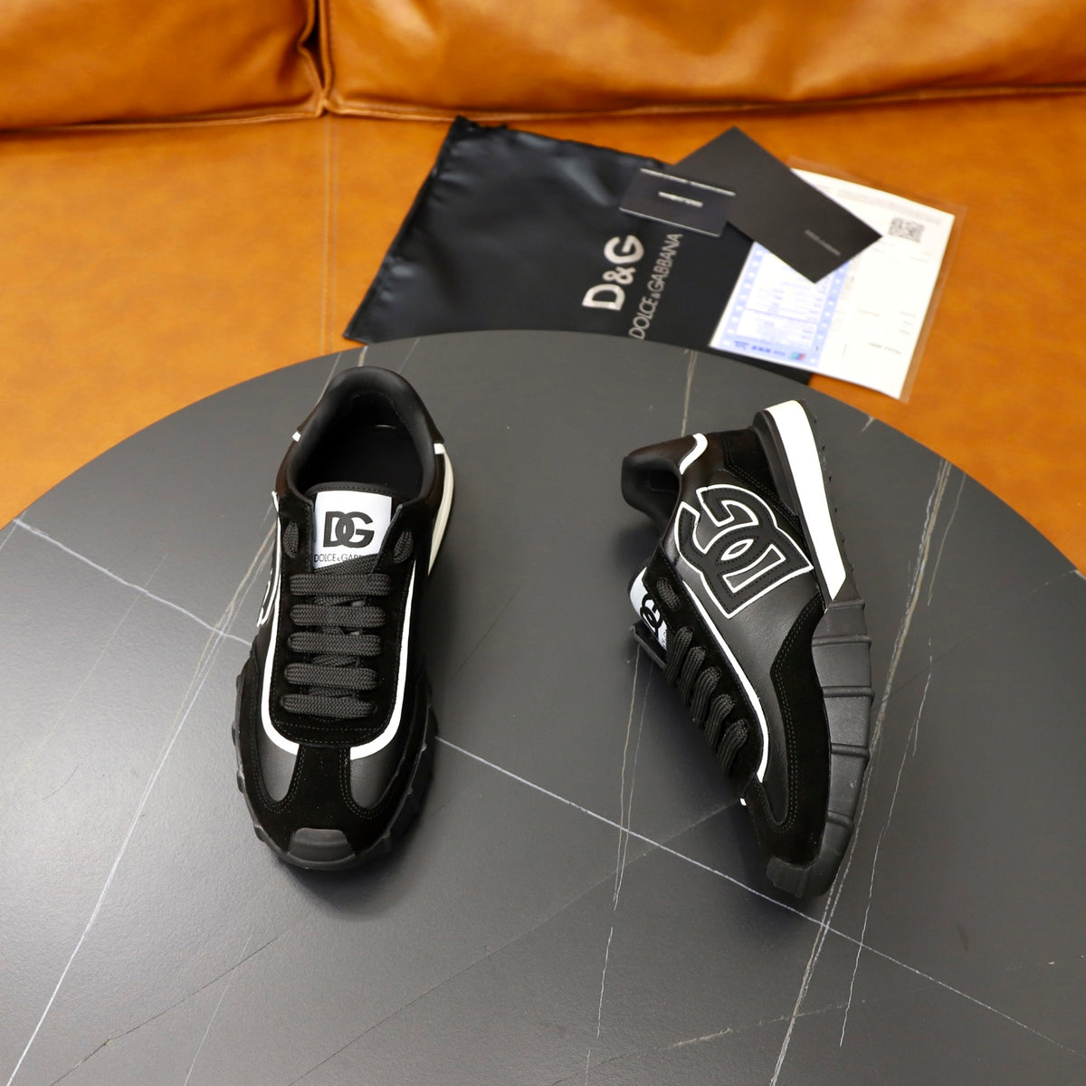 Dolce & Gabbana DG Men's Color-Block Casual Sneakers