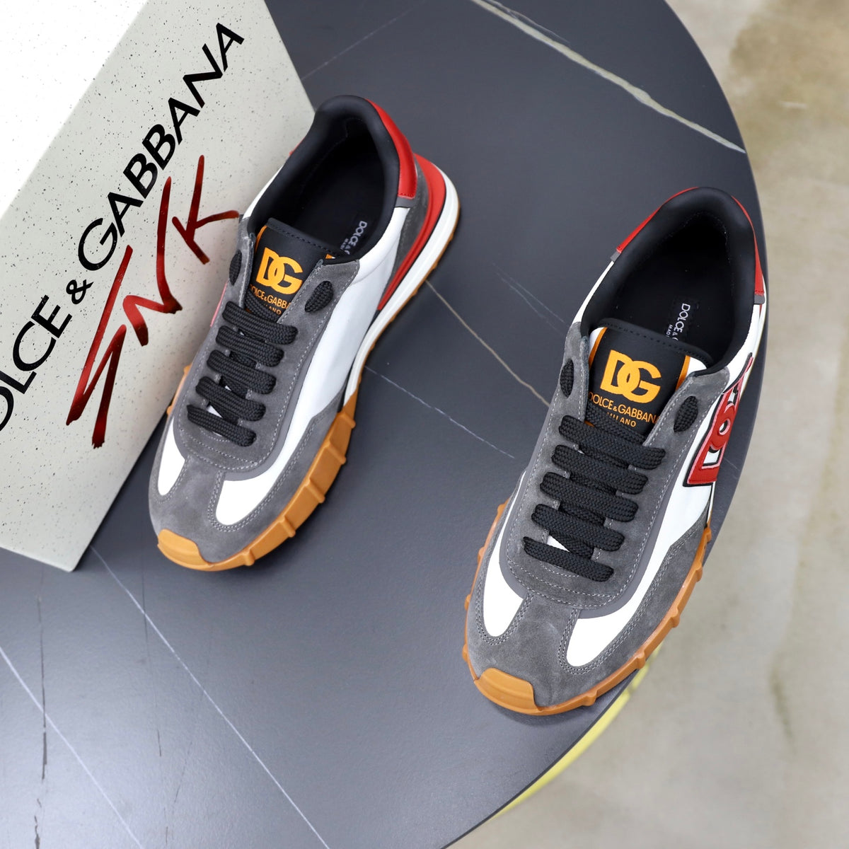 Dolce & Gabbana DG Men's Color-Block Casual Sneakers