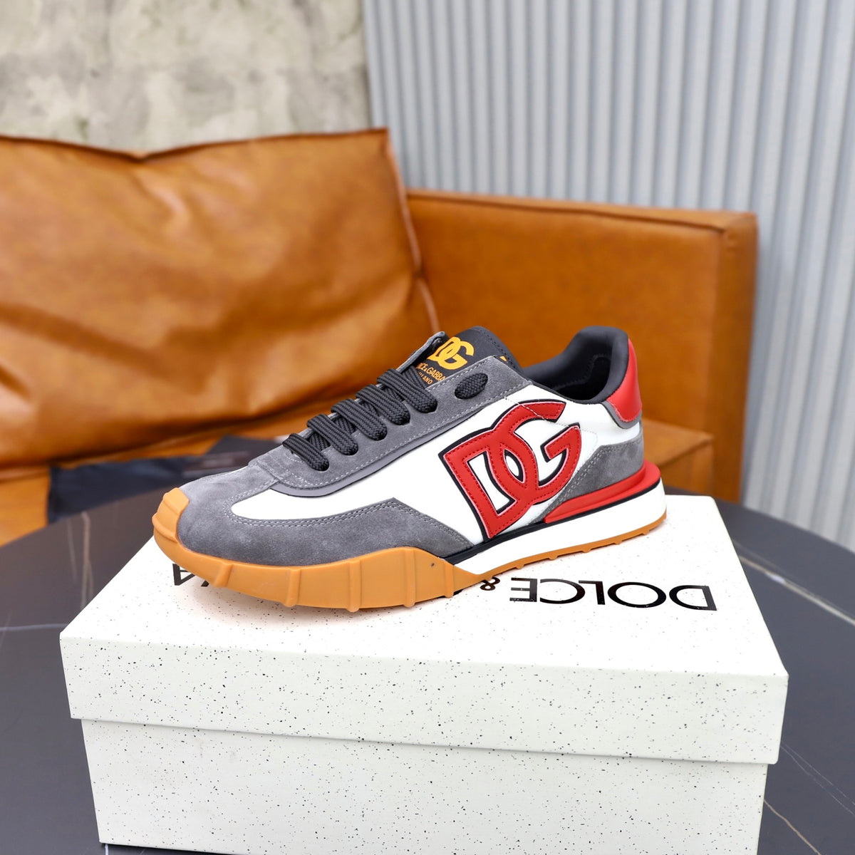Dolce & Gabbana DG Men's Color-Block Casual Sneakers