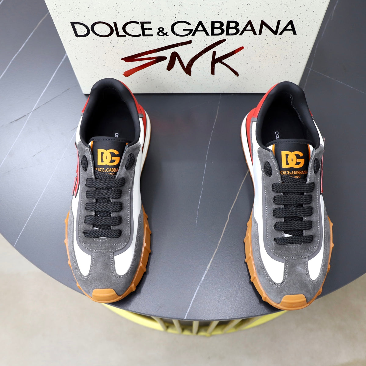 Dolce & Gabbana DG Men's Color-Block Casual Sneakers