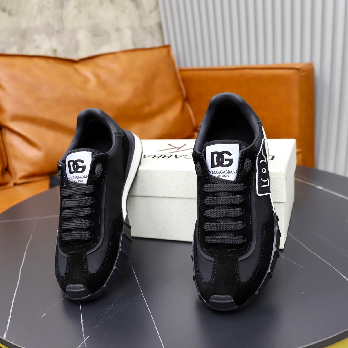 Dolce & Gabbana DG Men's Color-Block Casual Sneakers