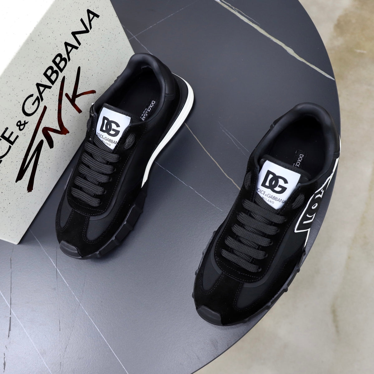 Dolce & Gabbana DG Men's Color-Block Casual Sneakers