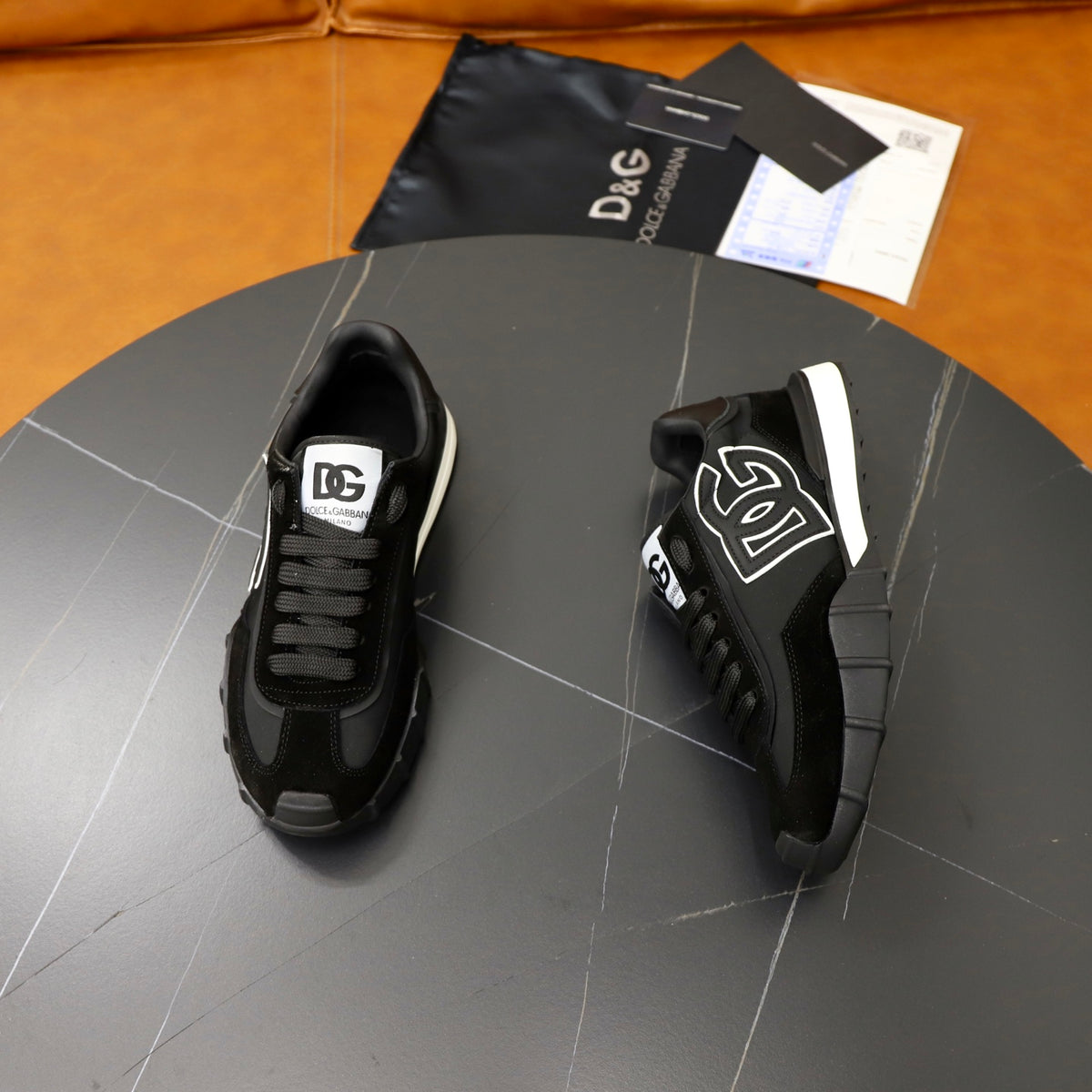Dolce & Gabbana DG Men's Color-Block Casual Sneakers