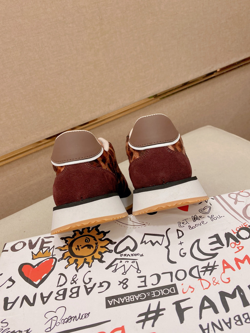 Dolce & Gabbana DG Couple's Athletic Casual Sneakers