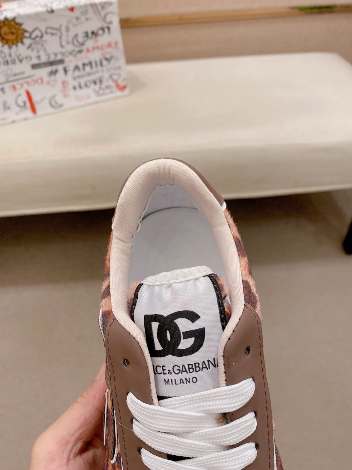 Dolce & Gabbana DG Couple's Athletic Casual Sneakers