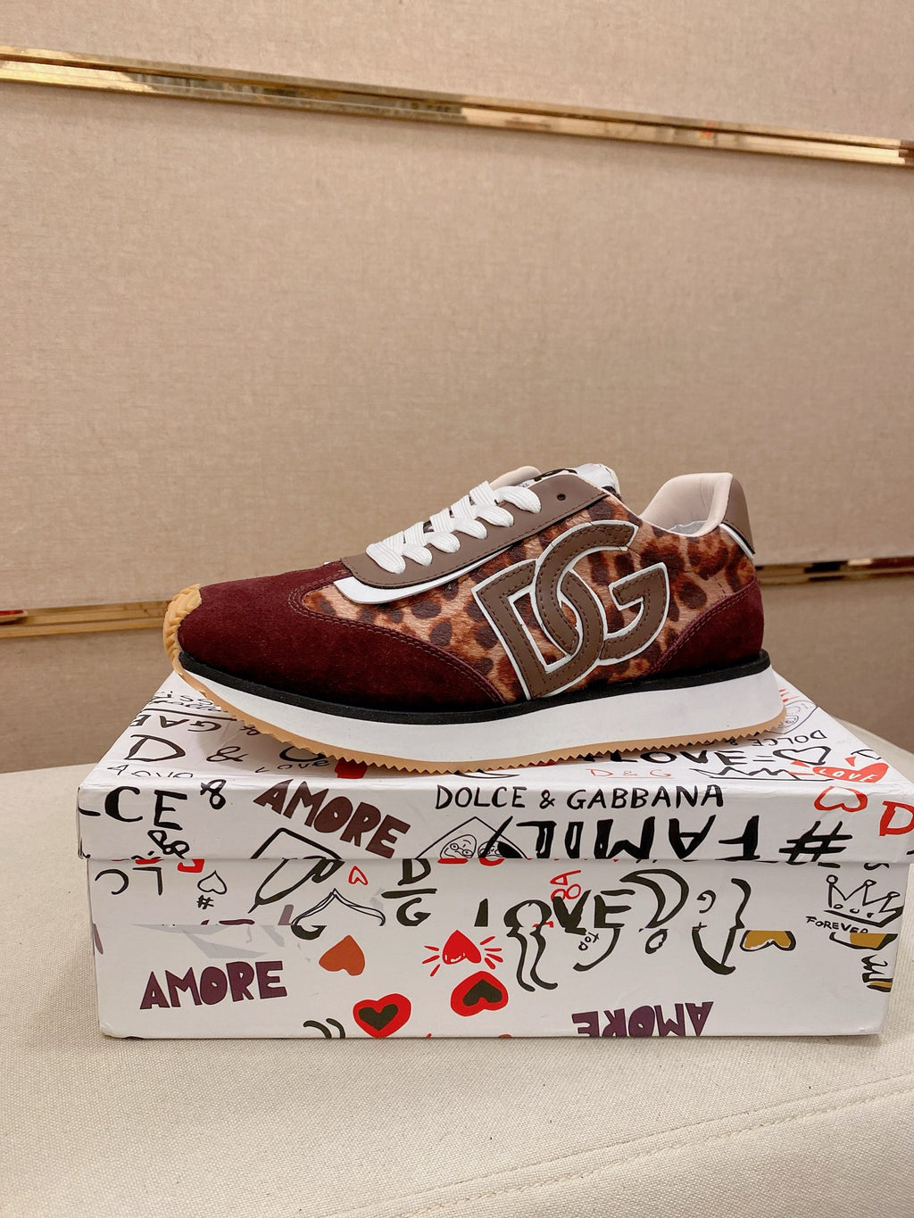 Dolce & Gabbana DG Couple's Athletic Casual Sneakers
