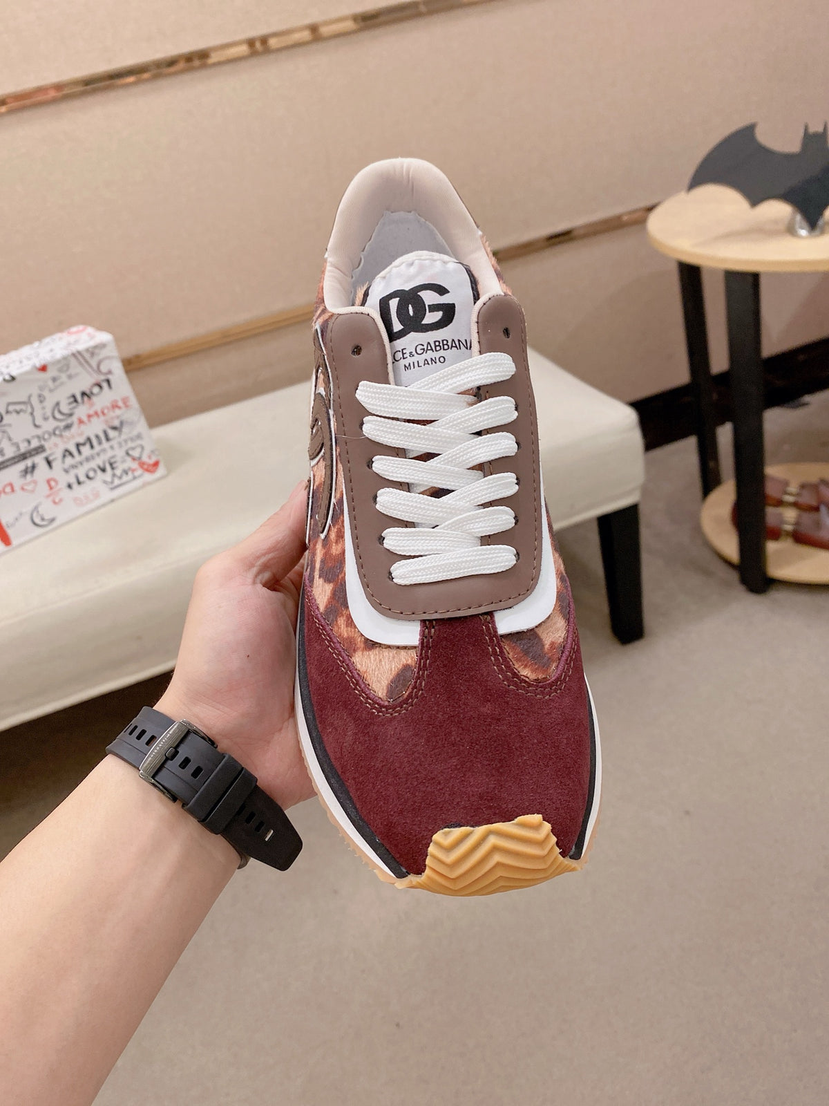 Dolce & Gabbana DG Couple's Athletic Casual Sneakers