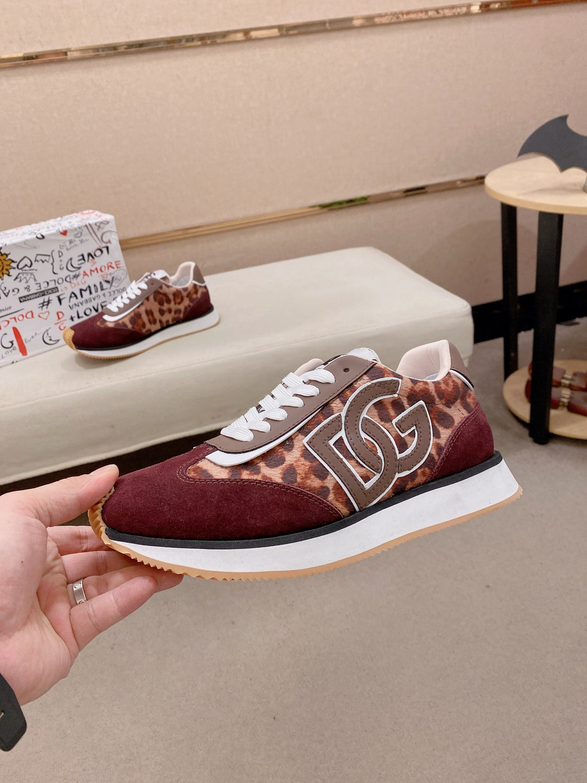 Dolce & Gabbana DG Couple's Athletic Casual Sneakers