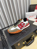 Dolce & Gabbana DG Silk Calfskin & Nubuck Casual Sneakers