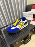 Dolce & Gabbana DG Silk Calfskin & Nubuck Casual Sneakers
