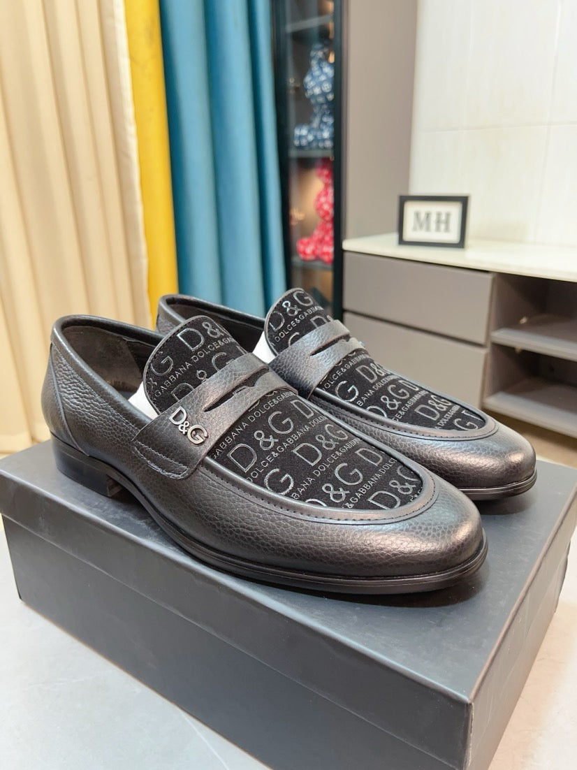 Dolce & Gabbana DG Men's Dress Shoes in Premium Calfskin