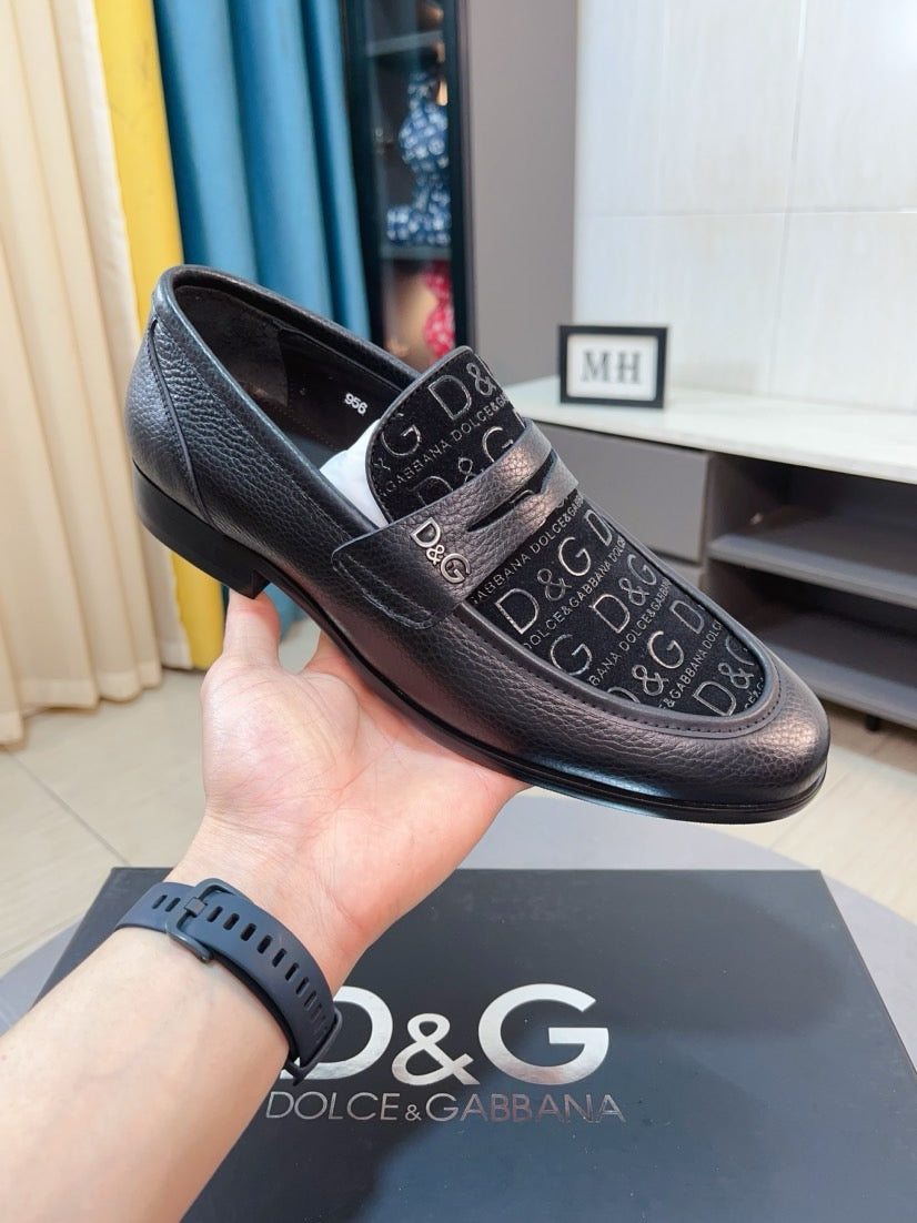 Dolce & Gabbana DG Men's Dress Shoes in Premium Calfskin