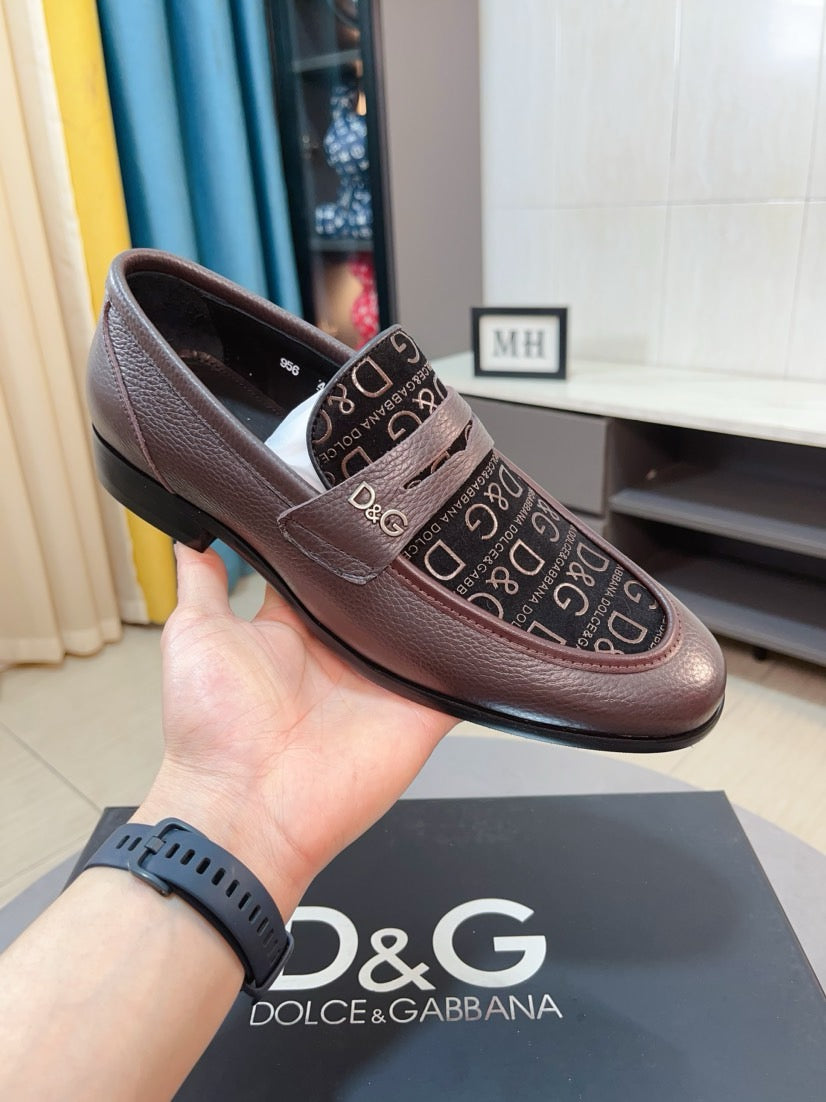 Dolce & Gabbana DG Men's Dress Shoes in Premium Calfskin
