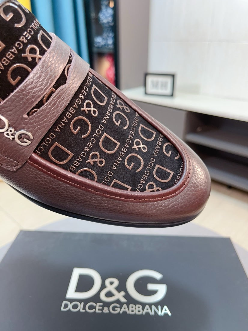 Dolce & Gabbana DG Men's Dress Shoes in Premium Calfskin