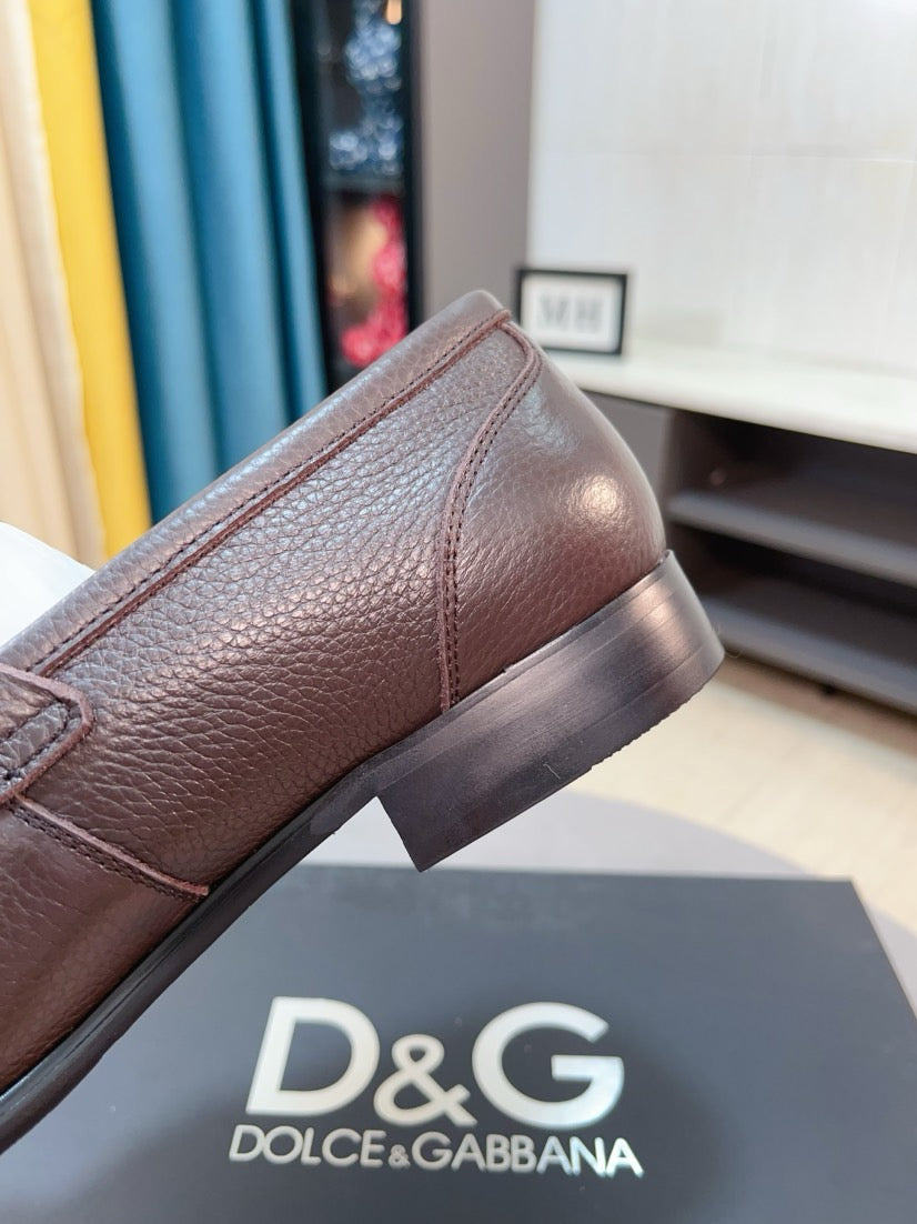 Dolce & Gabbana DG Men's Dress Shoes in Premium Calfskin