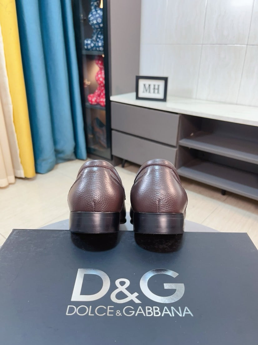 Dolce & Gabbana DG Men's Dress Shoes in Premium Calfskin