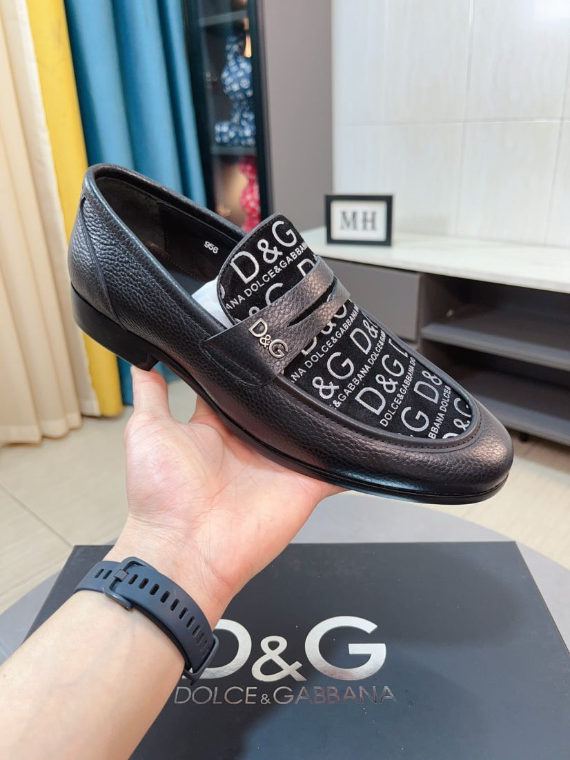 Dolce & Gabbana DG Men's Dress Shoes in Premium Calfskin