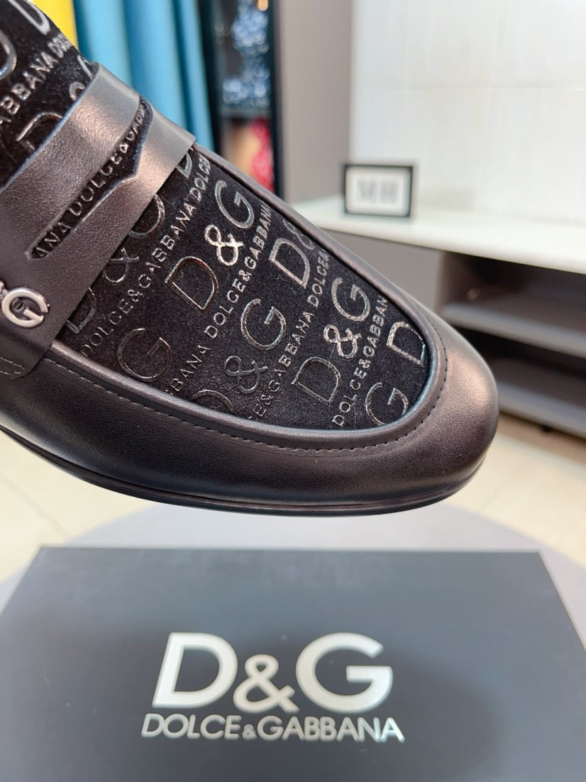 Dolce & Gabbana DG Men's Dress Shoes in Premium Calfskin