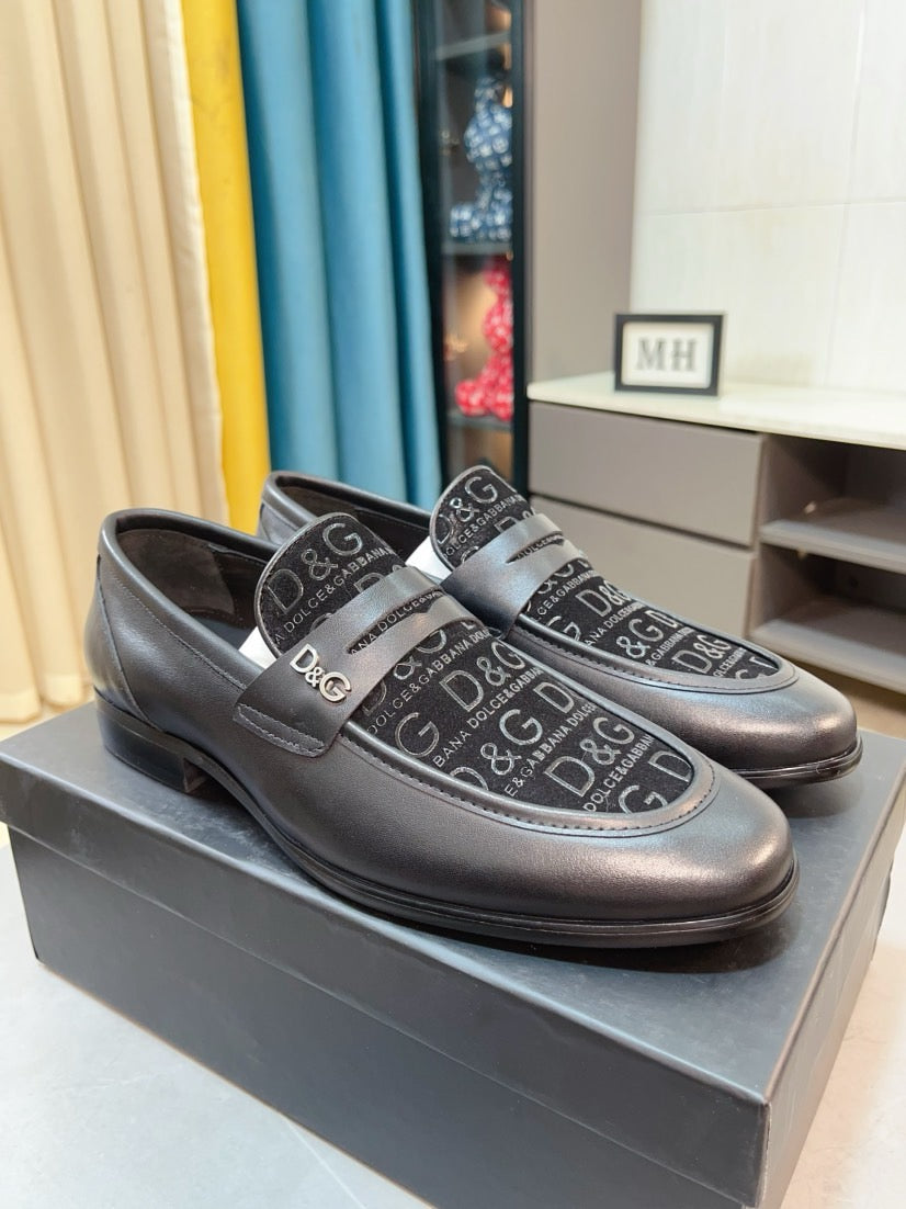 Dolce & Gabbana DG Men's Dress Shoes in Premium Calfskin