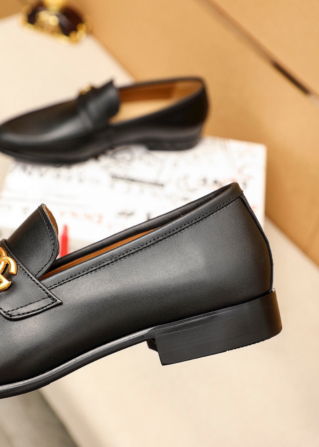 Dolce & Gabbana DG Men's Dress Shoes in Italian Patent Calfskin