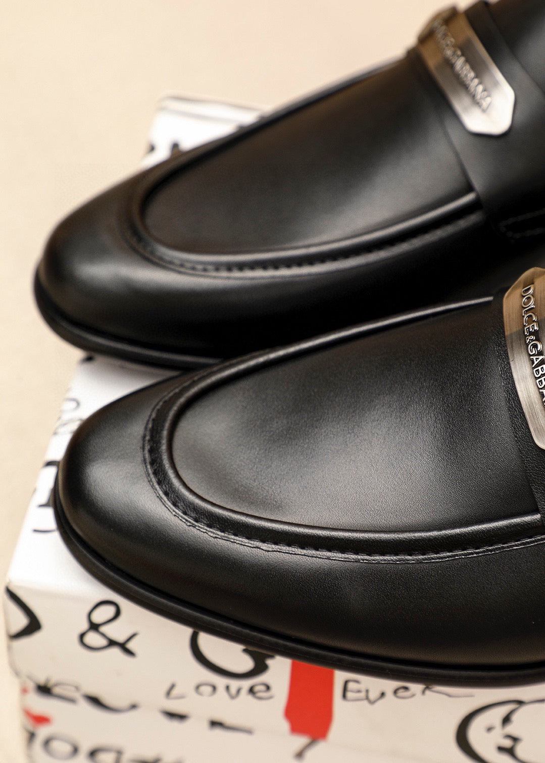 Dolce & Gabbana DG Men's Dress Shoes in Italian Patent Calfskin