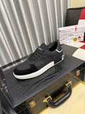 Dolce & Gabbana DG Silk Calfskin & Nubuck Casual Sneakers