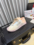 Dolce & Gabbana DG Silk Calfskin & Nubuck Casual Sneakers