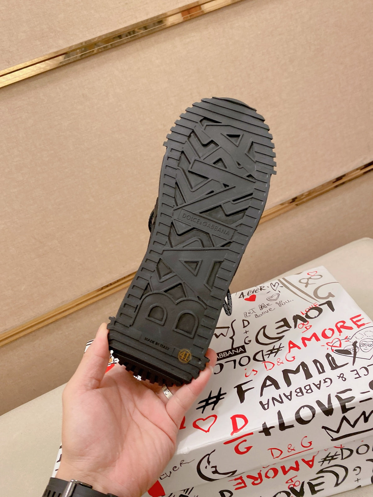 Dolce & Gabbana DG Couple's Athletic Casual Sneakers