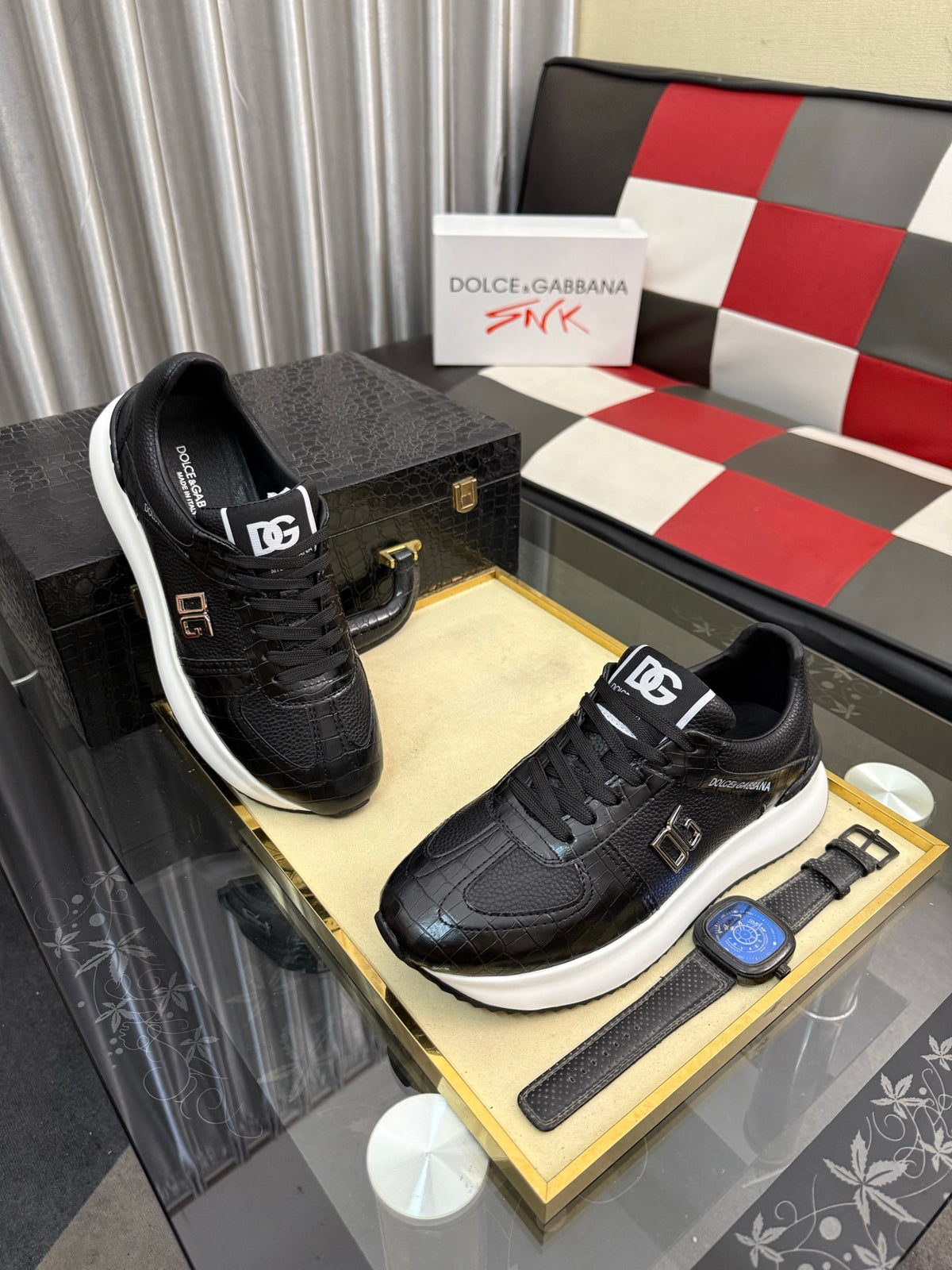 Dolce & Gabbana DG Classic Calfskin Casual Shoes